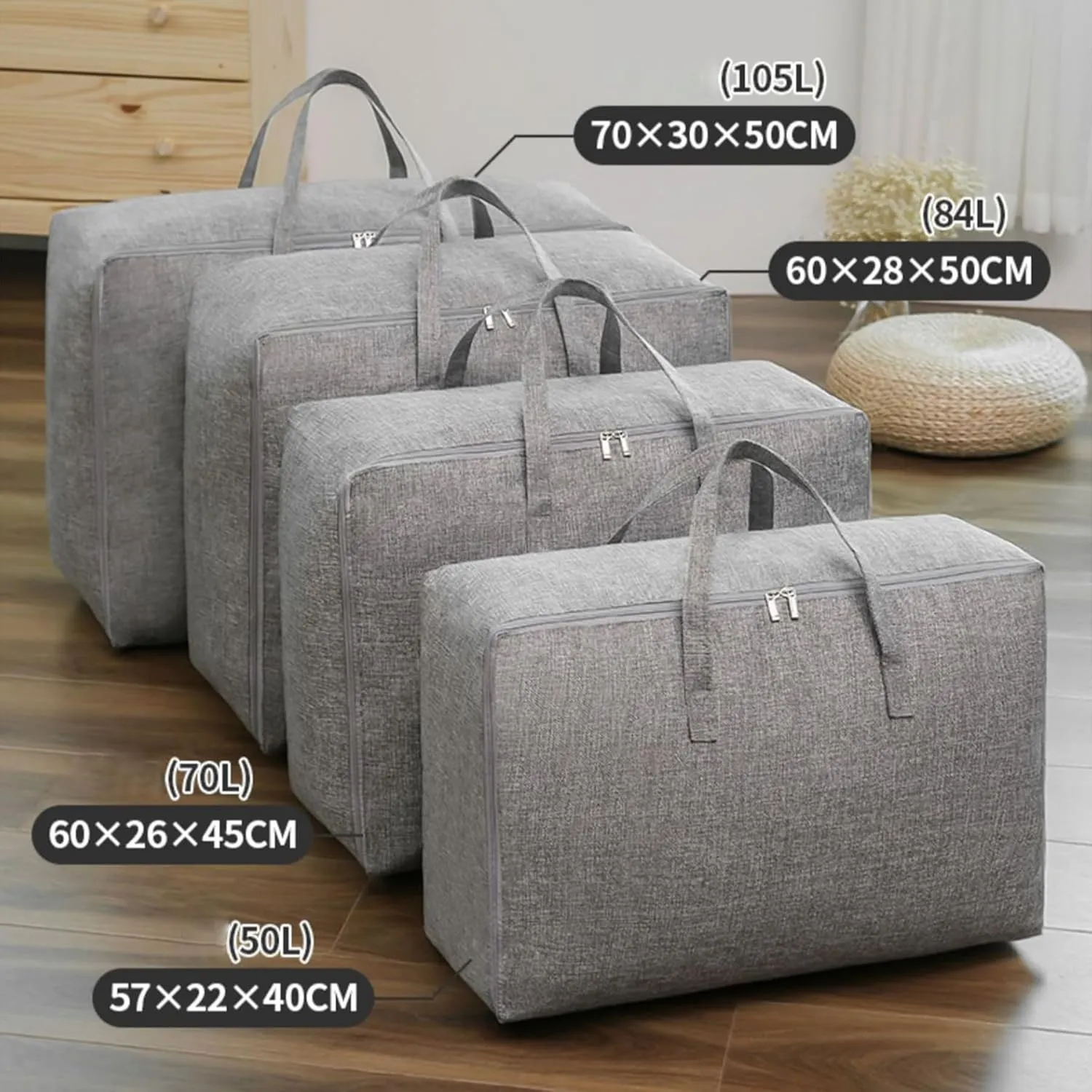 4 Set Packing Cubes Luggage Packing Organizers for Travel Accessories