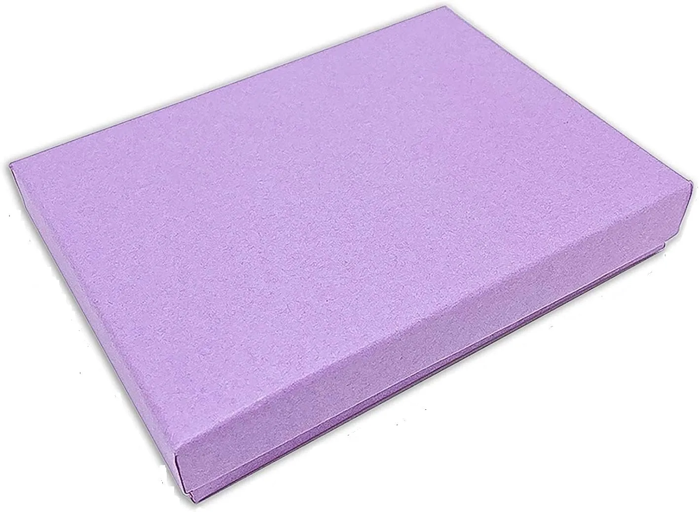 6 Pack Matte Purple Color Paper Cotton Filled Jewelry Set Necklace Bracelets Watch gifts and Retail Boxes for Wedding, Anniversary, Engagement, Birthday and other occasions Size- 7" x 5" x1.25"
