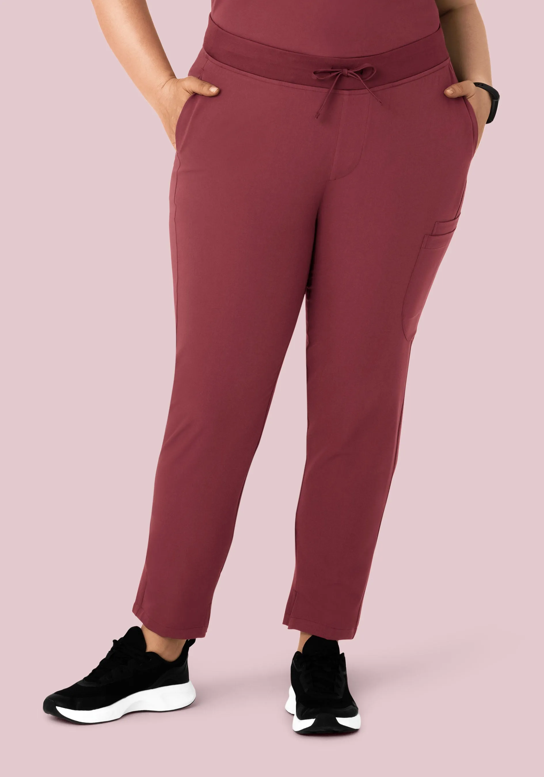 6 Pocket Slim Pants Raisin