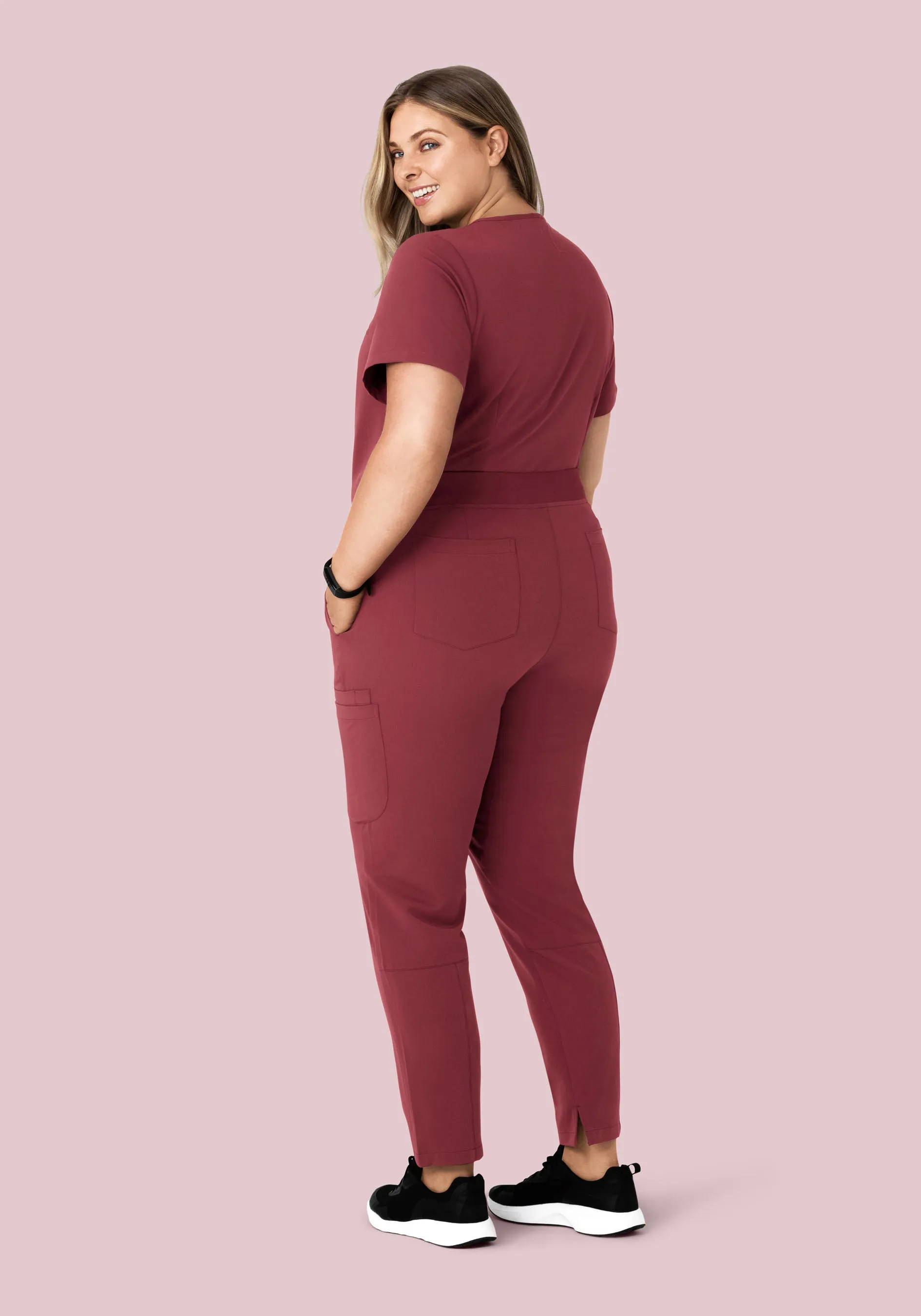 6 Pocket Slim Pants Raisin
