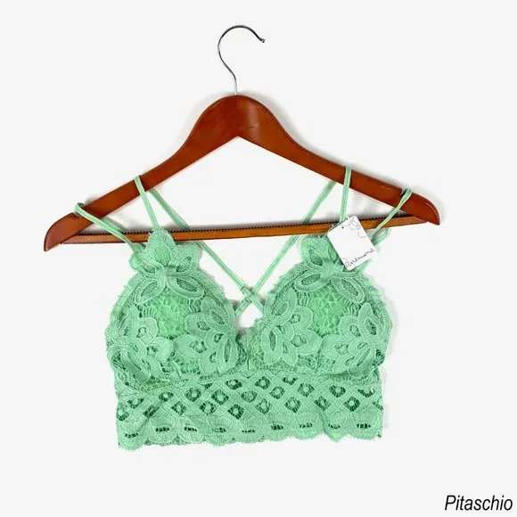 Anemone Isabelle Crocheted Lace Bralette
