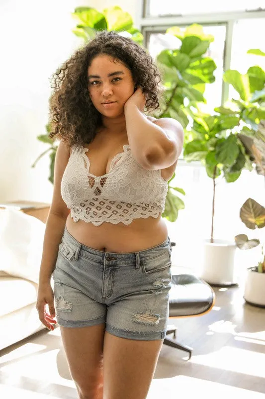 Anemone Isabelle Crocheted Lace Bralette