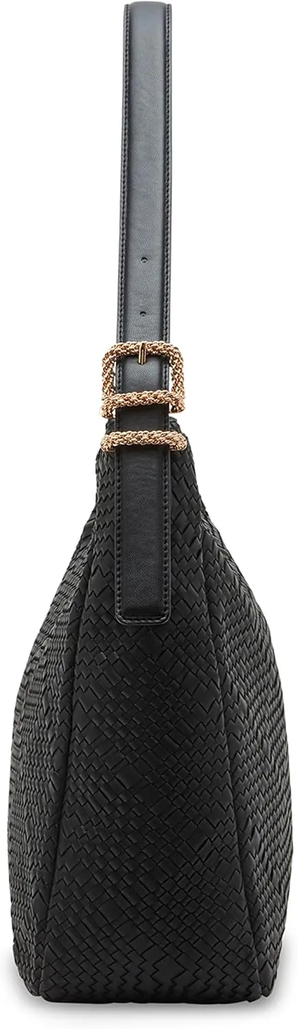 Anne Klein Woven Hobo with Detachable Pouch