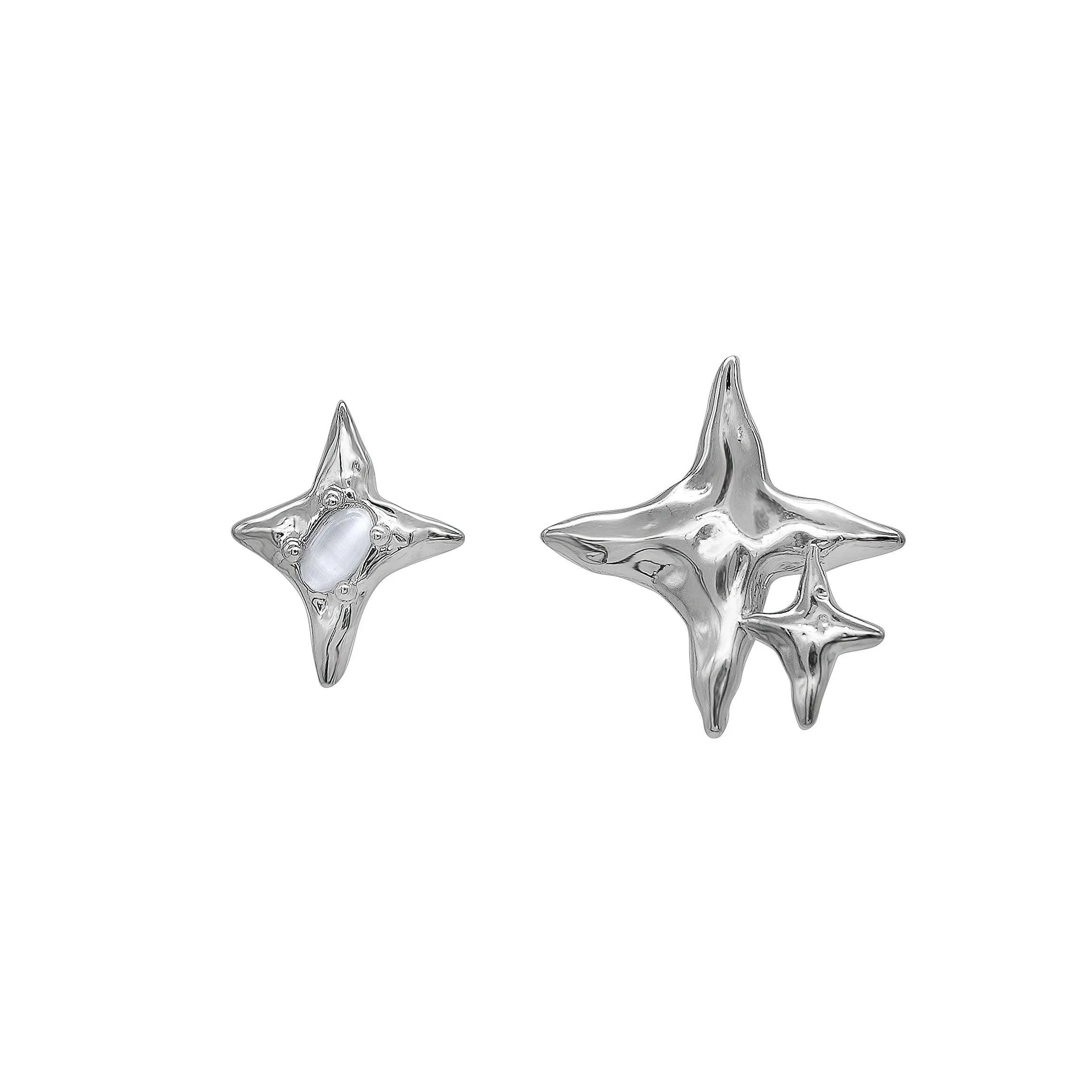 Asymmetrical Niche Design Senior Earring Female