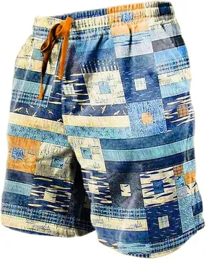 Athletic Shorts Waist Sports Solid Drawstring Men Color with Pockets Men's Casual Shorts Tan Shorts Men MenS Cargo