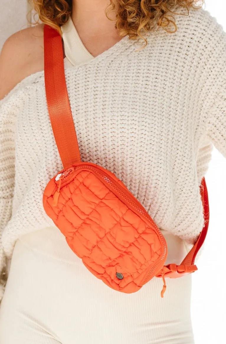 Atlas Quilted Belt Bag by modern chic