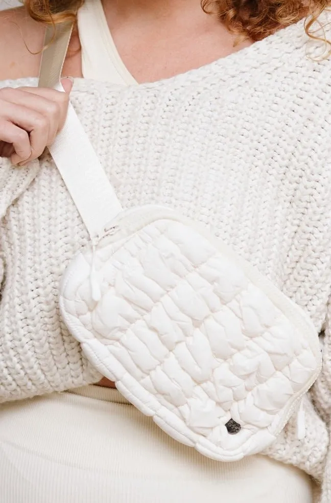 Atlas Quilted Belt Bag by modern chic