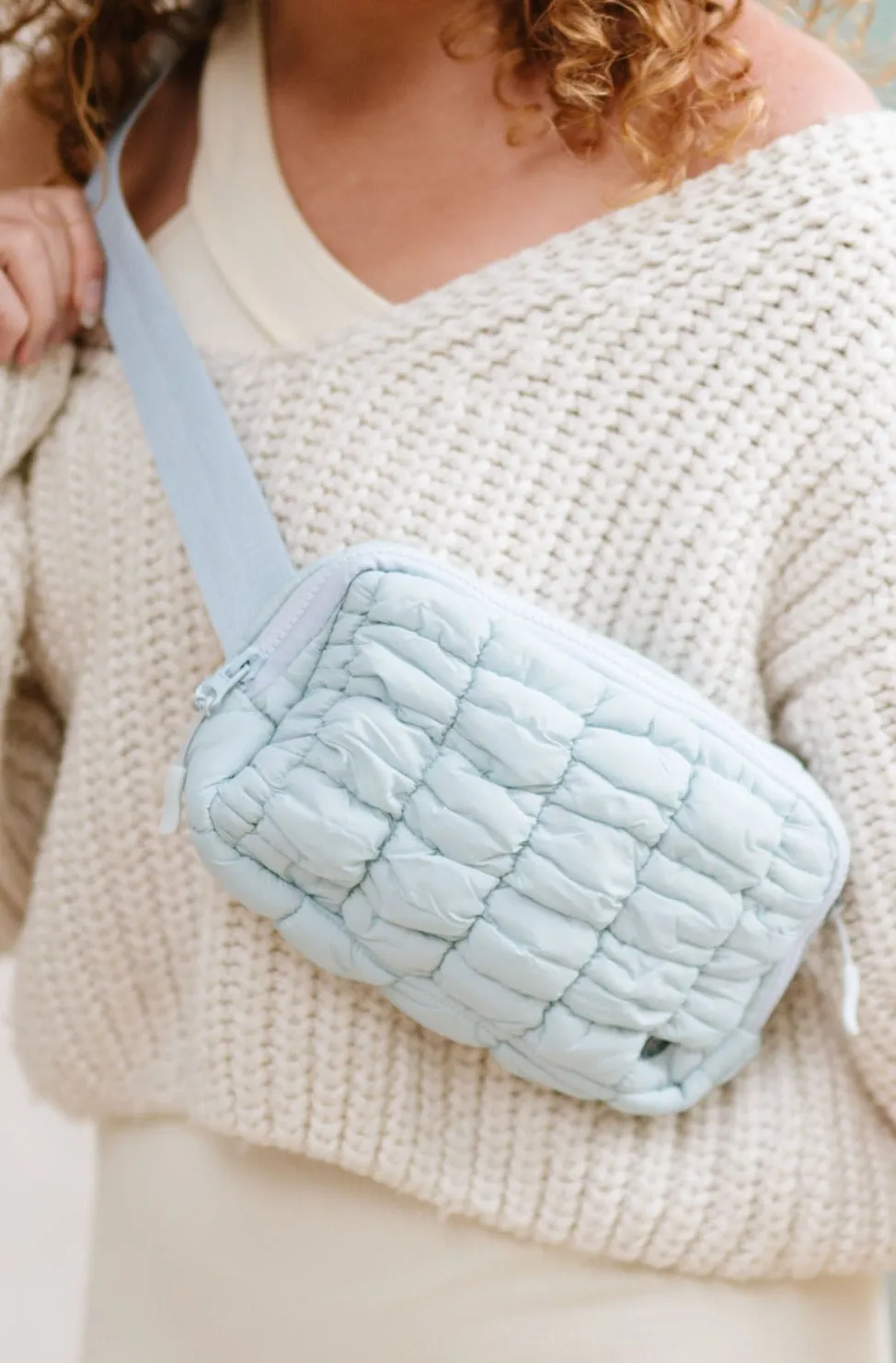 Atlas Quilted Belt Bag by modern chic