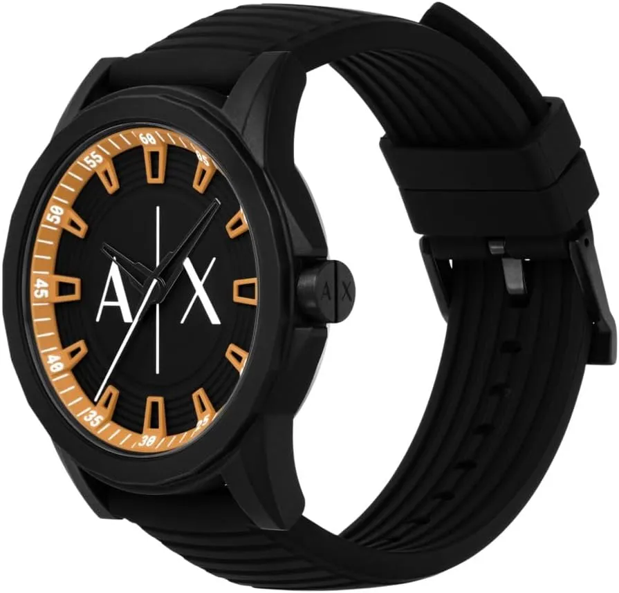 AX Armani Exchange Chronograph Watch for Men with Leather, Stainless Steel or Silicone Band