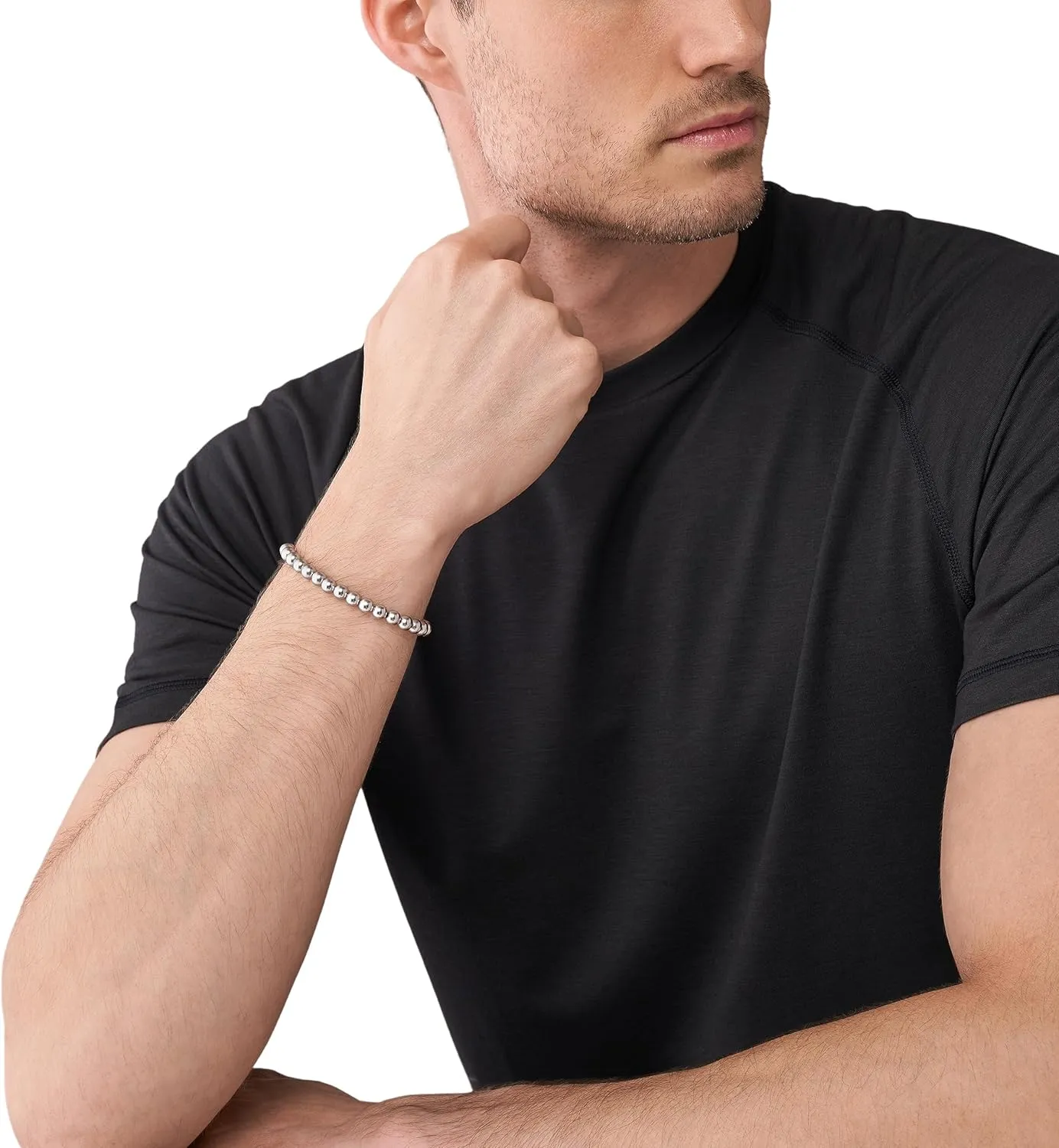 A|X Armani Exchange Stainless Steel Chain Bracelet for Men