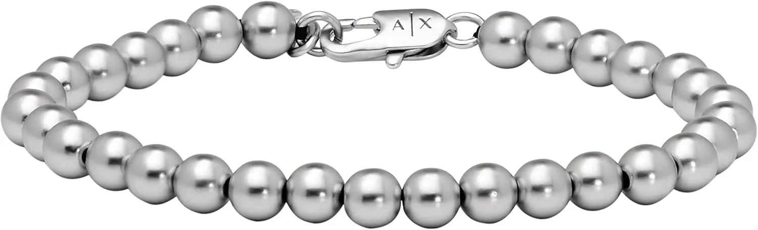 A|X Armani Exchange Stainless Steel Chain Bracelet for Men