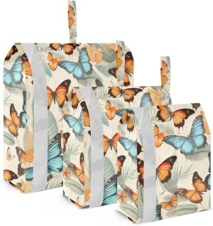Beautiful Butterfly Leave Packing Cubes for Travel 3 Set Travel Packing Organizers Luggage Accessories for Travel Accessories