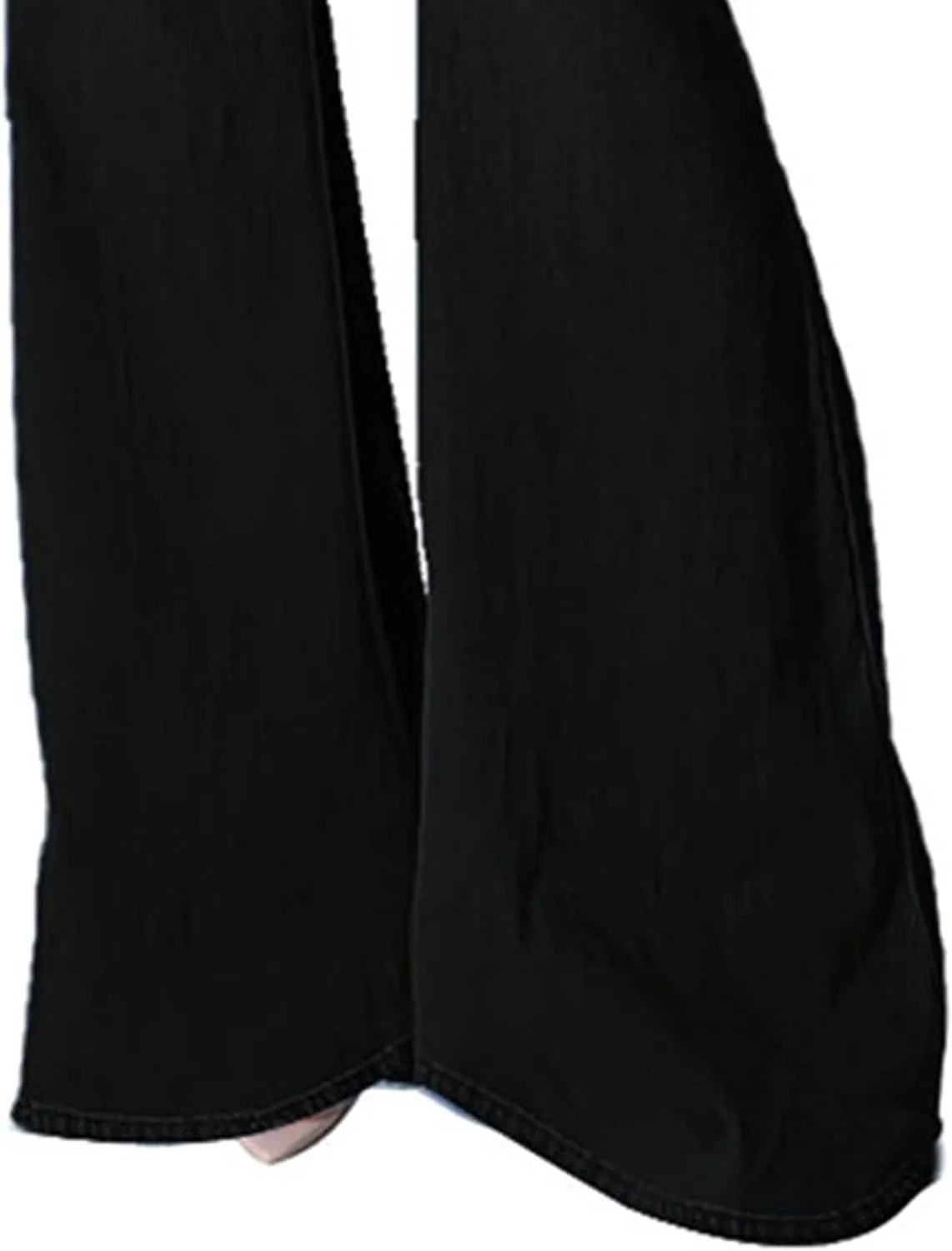 Bell Bottom Jeans for Women Ripped High Waisted Flared Denim Pants Classic Hole Retro Skinny Jean Trousers