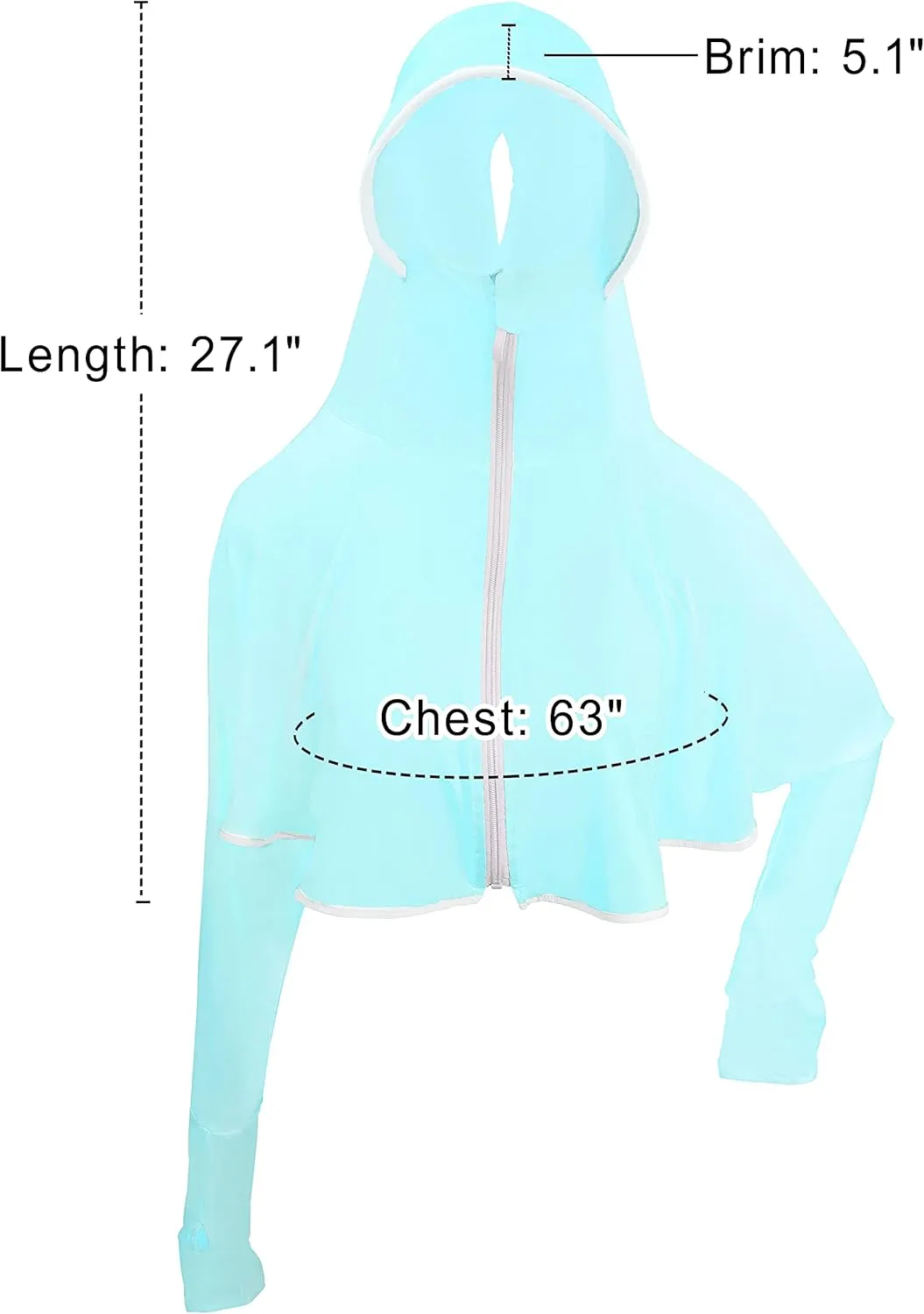 Bellady Sun UV Protection Shirts for Women, Hooded Rash Guard with Face Mask, Zip up Hoodie Swimsuit Cover ups