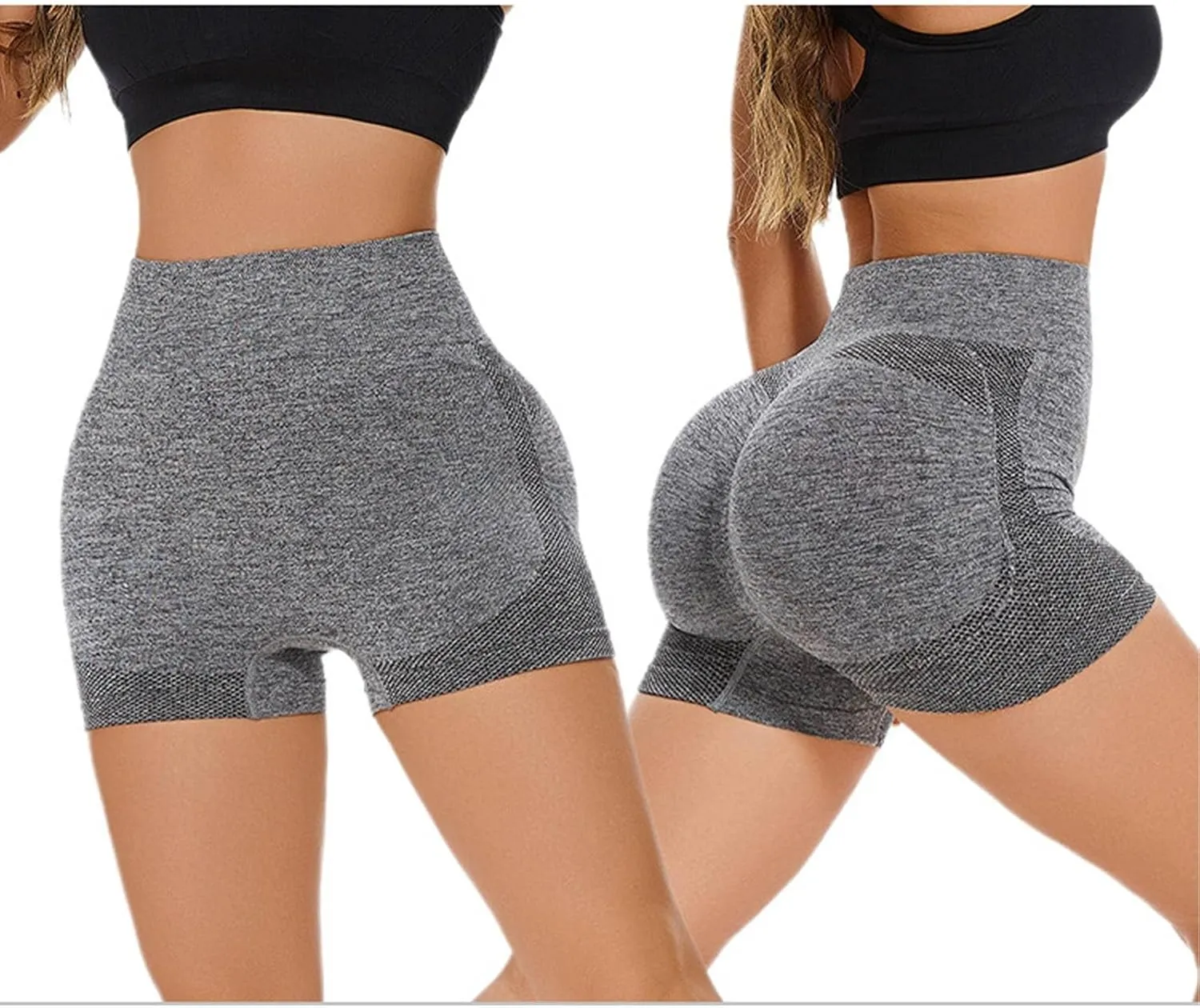 Biker Shorts Women Women Butt Lifting Shorts Pockets High Waisted Biker Anti Cellulite Up Workout Gym Shorts Scrunch