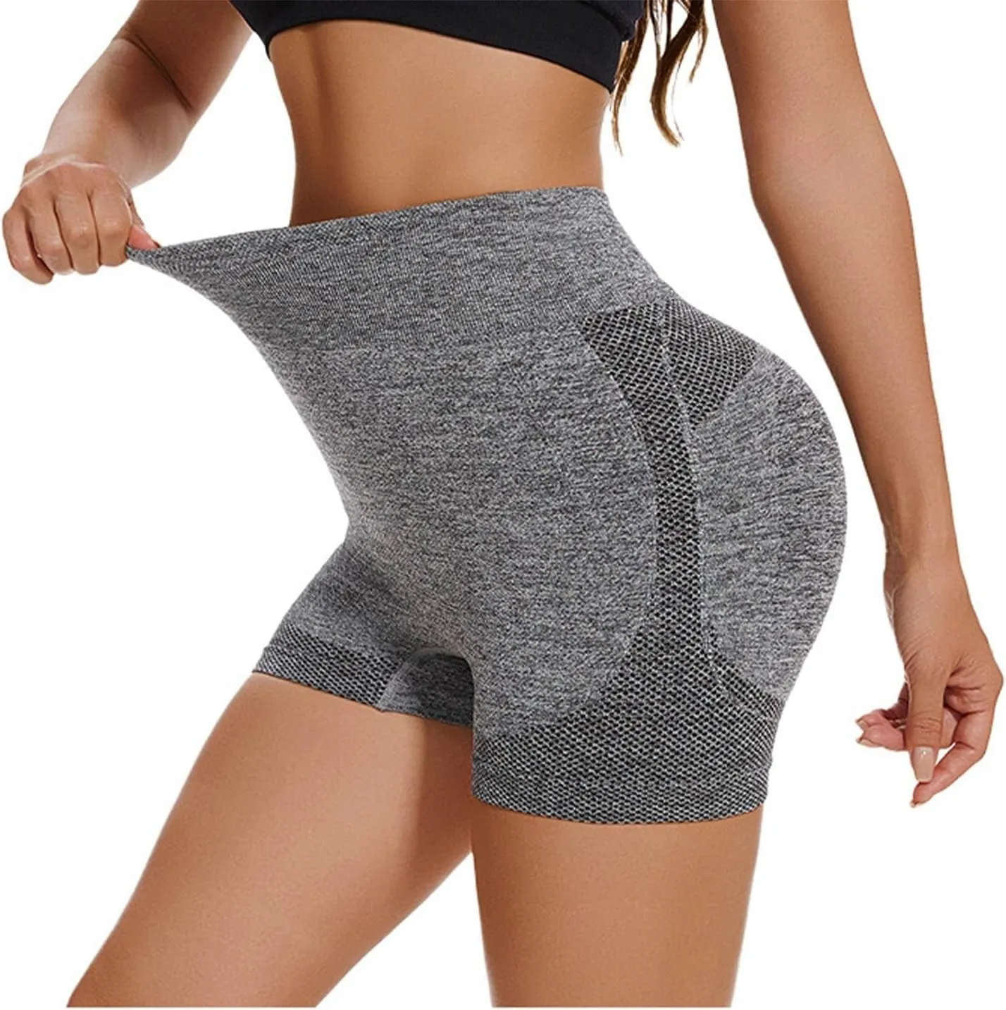 Biker Shorts Women Women Butt Lifting Shorts Pockets High Waisted Biker Anti Cellulite Up Workout Gym Shorts Scrunch