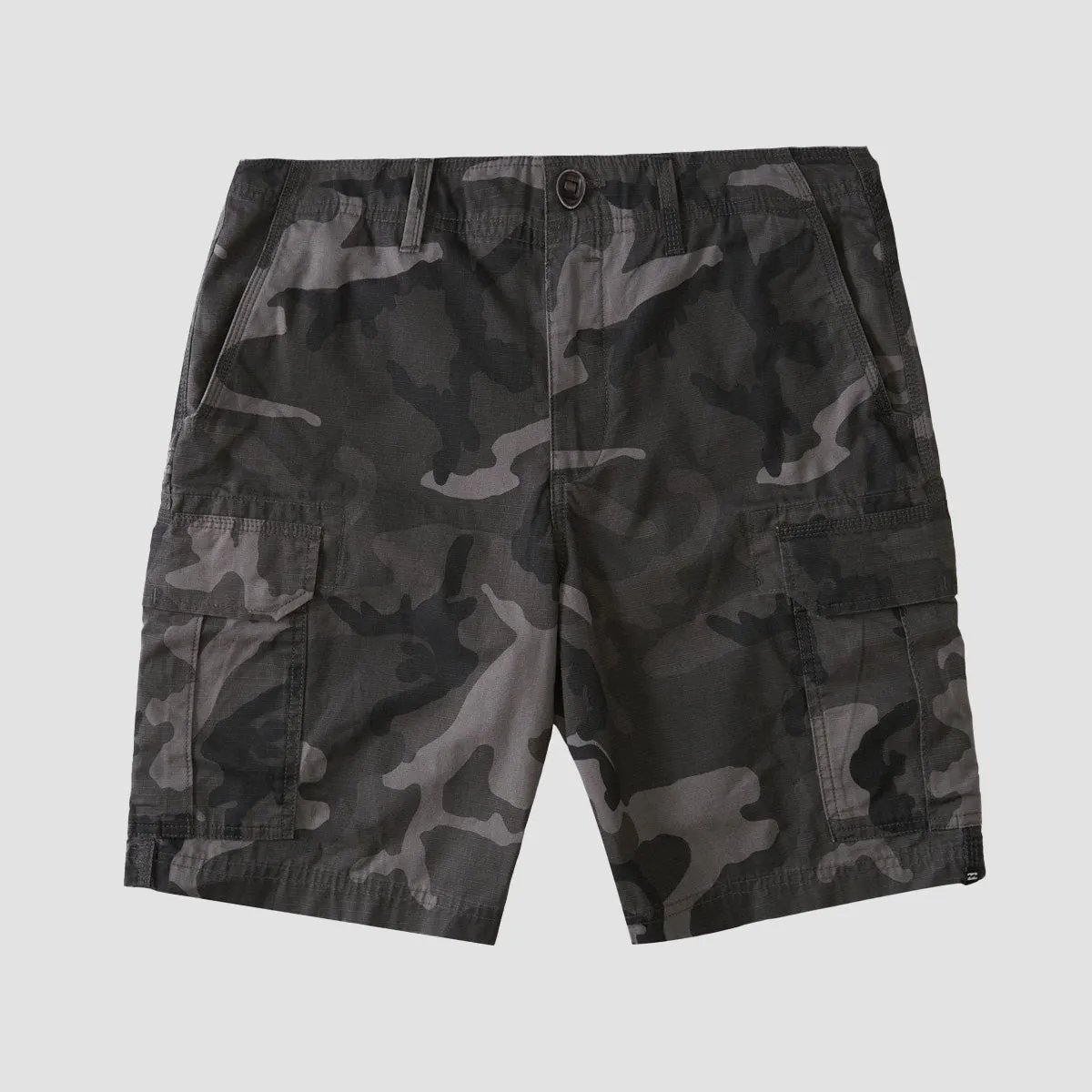 Billabong Scheme 21" Camo Cargo Shorts Charcoal Camo