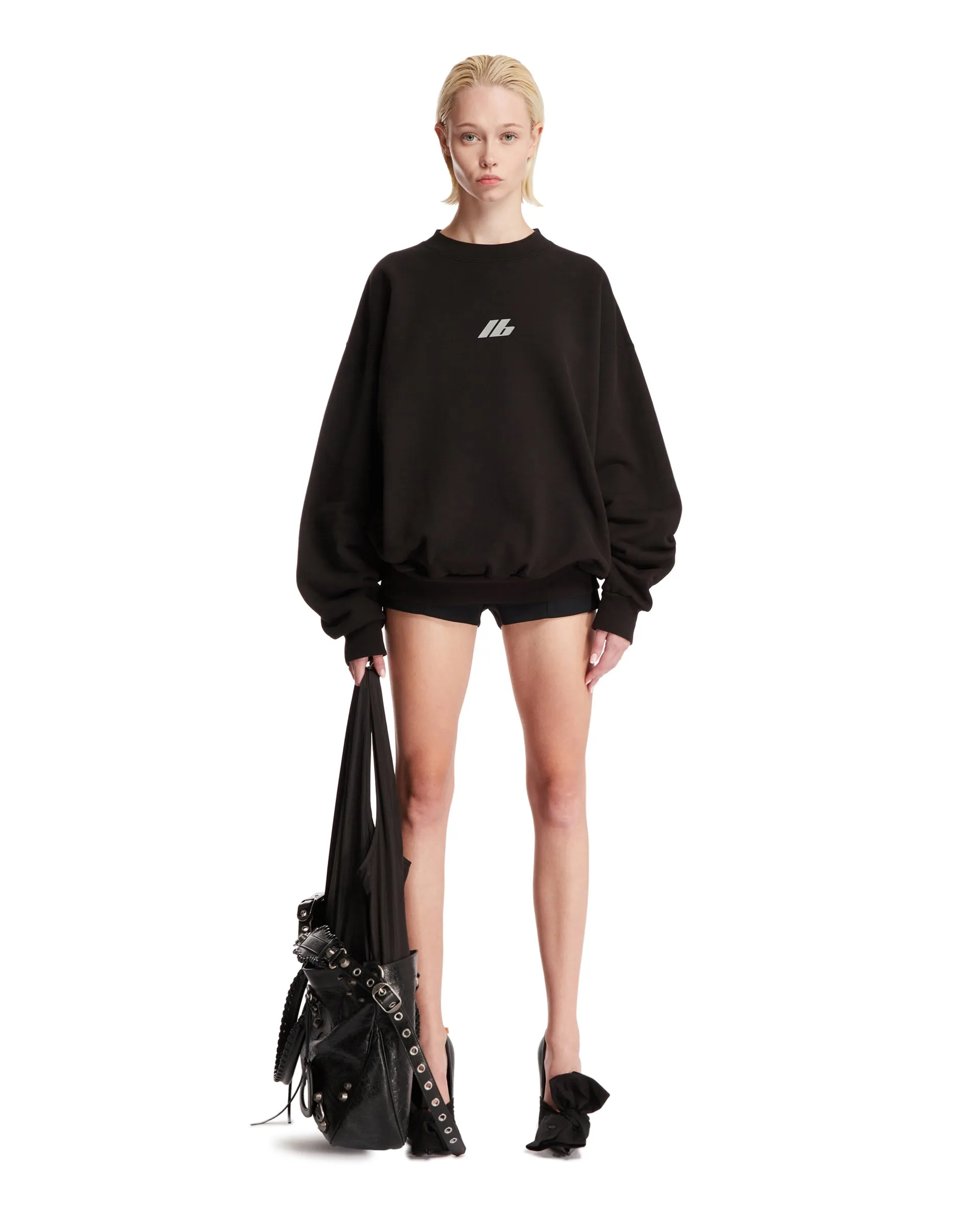 Black Activewear Sweatshirt