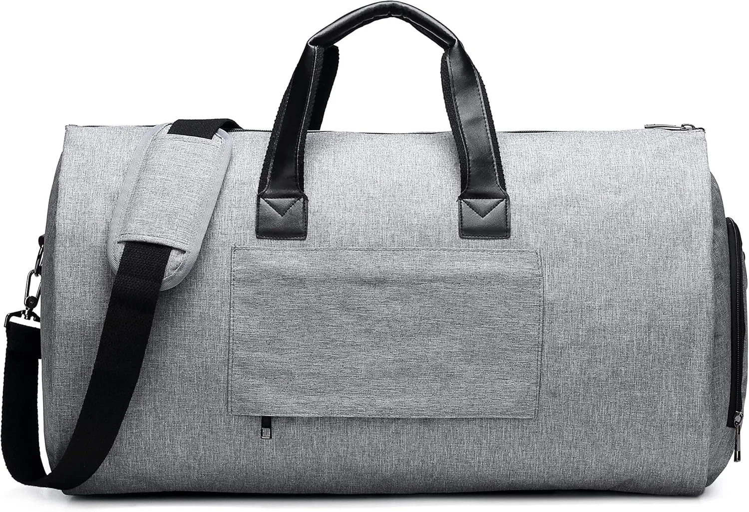 Business Travel Duffle Bag Garment Bags Oversized Flight Bag Weekender Travel Suit Bag 55L Super Capacity Travel Bag (Grey), Gray