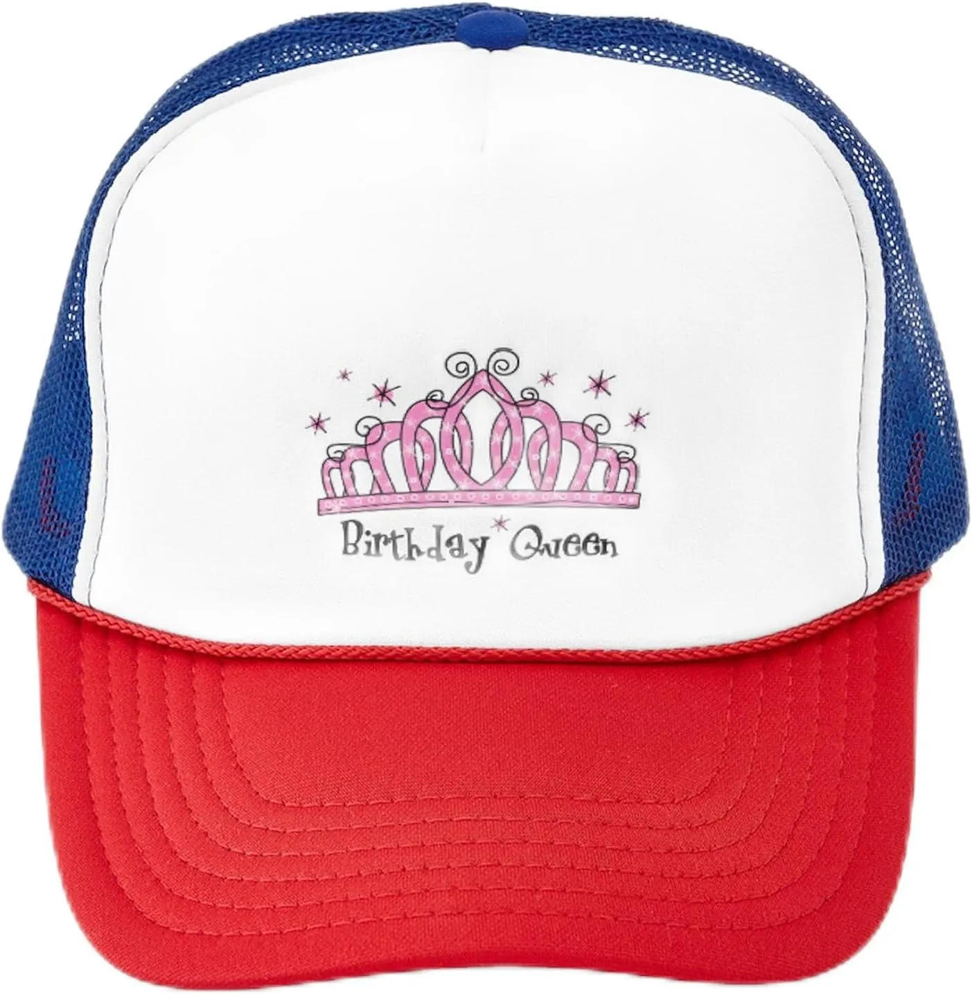 CafePress Tiara Birthday Queen Adjustable Snapback Trucker Hat