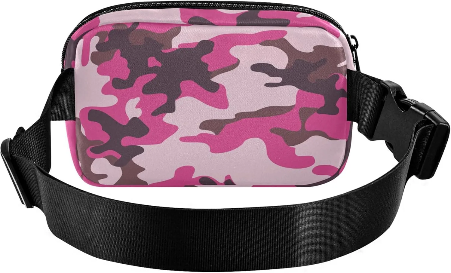 Camo Pink Camouflage Women Fanny Packs Hip Pack Belt Pouch Waterproof Neon Crossbody Waist Pack