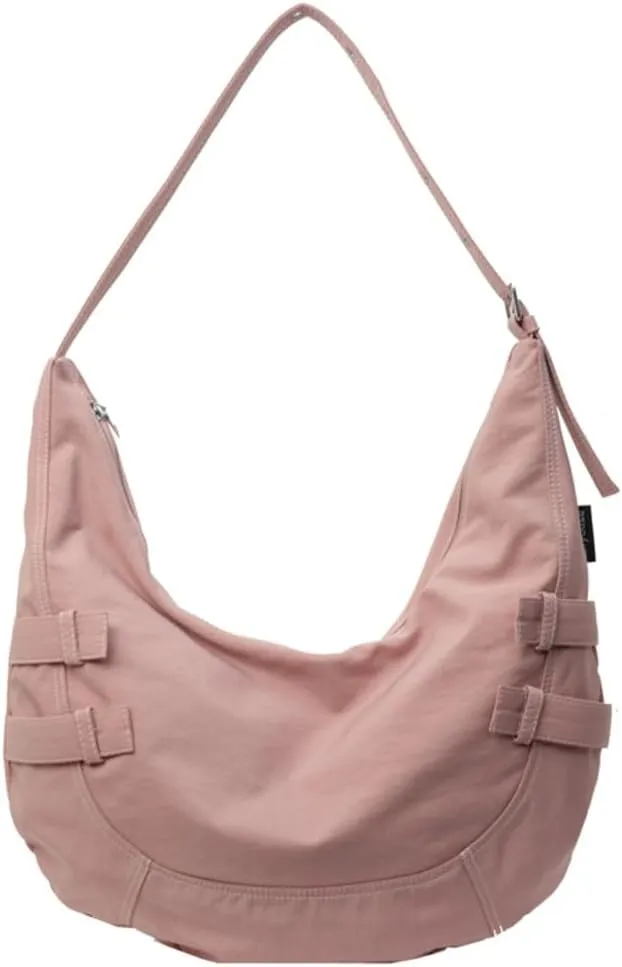 Canvas Crossbody Bag for Women Large Shoulder Tote Handbags Work Handbag Casual Hobo Purse