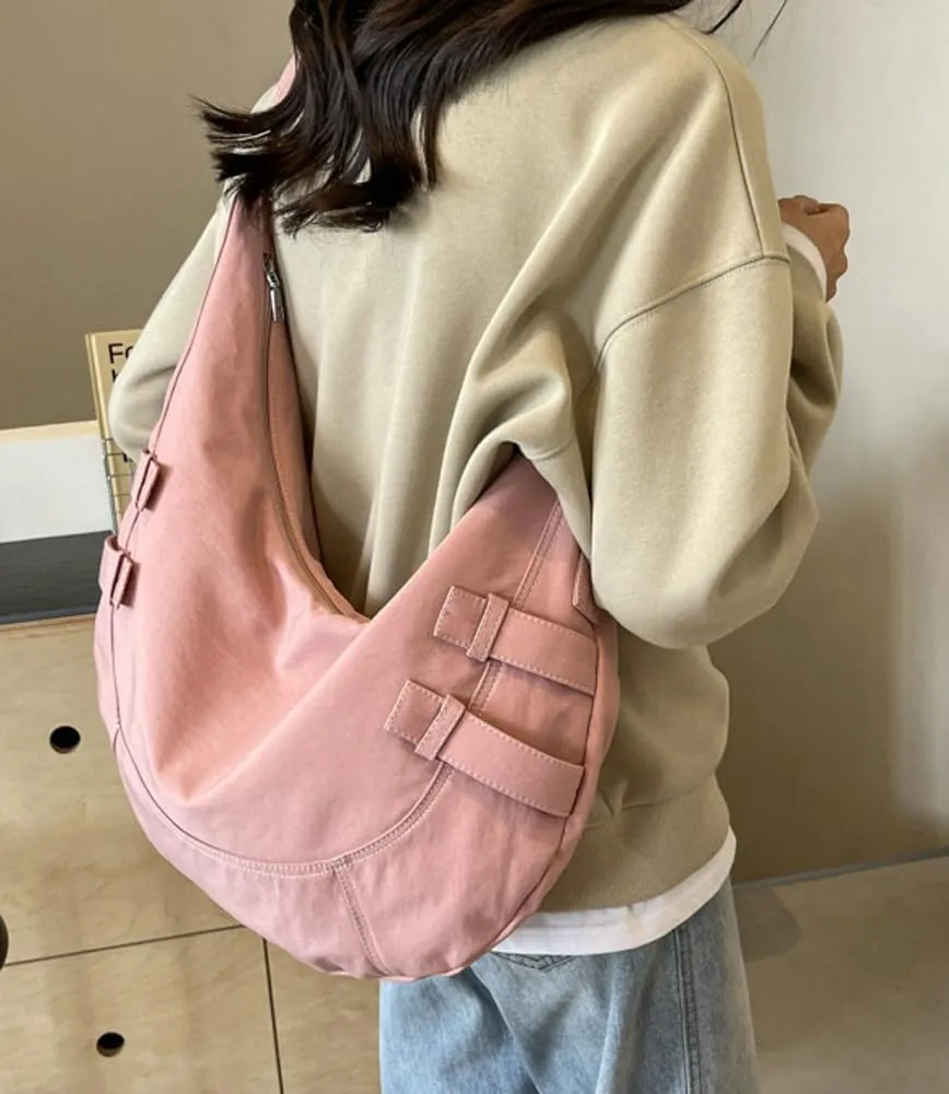 Canvas Crossbody Bag for Women Large Shoulder Tote Handbags Work Handbag Casual Hobo Purse