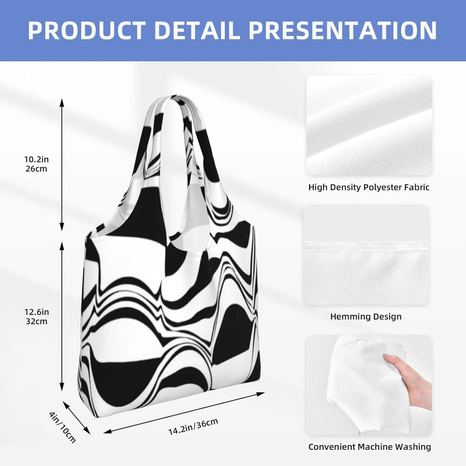 Canvas handbag, single shoulder laptop bag for work