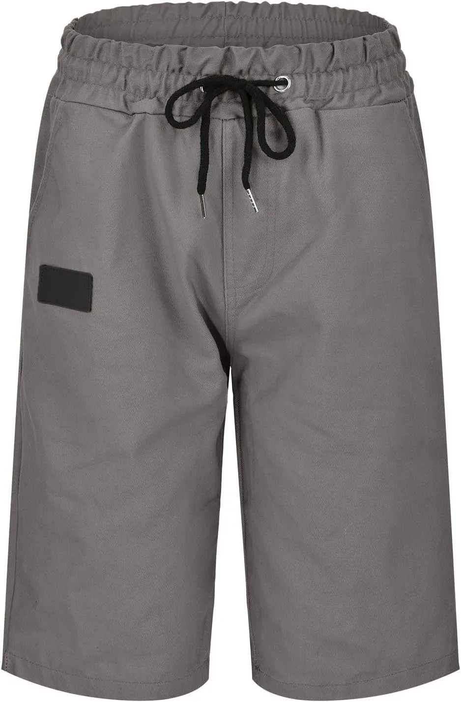Cargo Shorts for Men, Mens Casual Shorts Cotton Drawstring Summer Beach Stretch Twill Chino Athletic Golf Gym Shorts