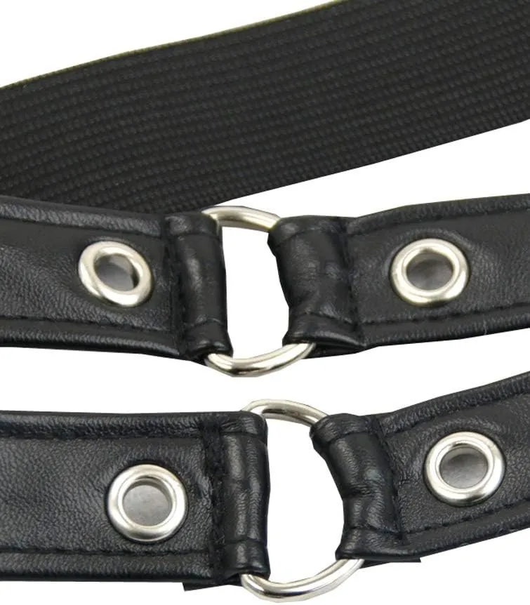 Charmian Women's Steampunk Gothic Leather Pouch Belt Corset Costume Accessories