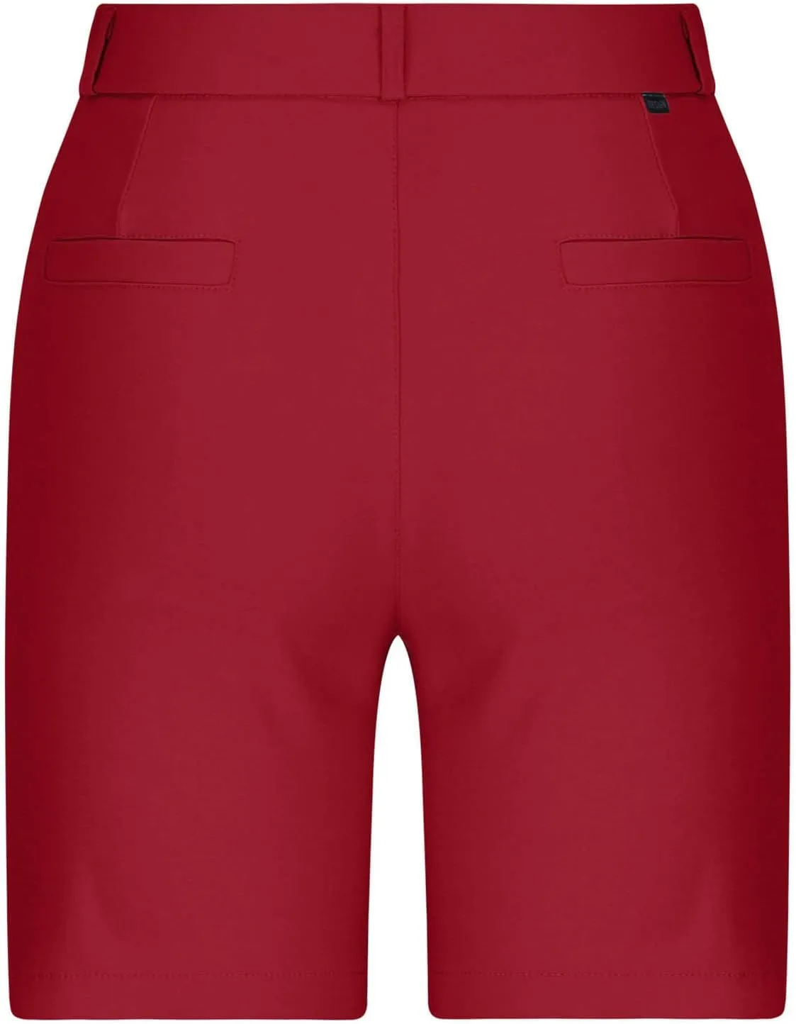 Chino Shorts for Women Comfy Casual Slim Fit Pull On Knee Length Shorts Solid Lounge Bermuda Shorts with Pockets