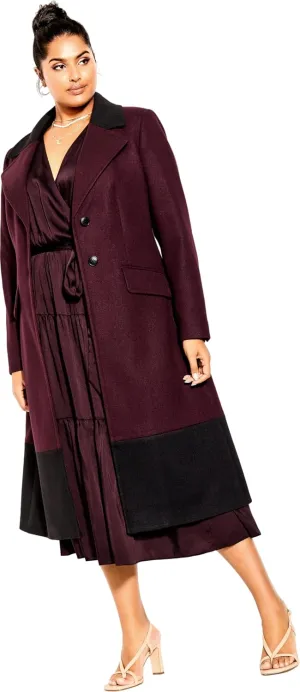 City Chic Women's Plus Size Dress - Tiered Sweetness Midi