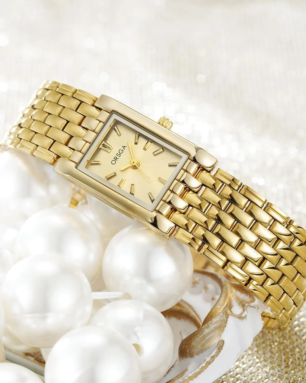 CIVO Vintage Women's Gold Watches: Dainty Analog Quartz Watch - Ladies Square Bracelet Watches for Casual Dress