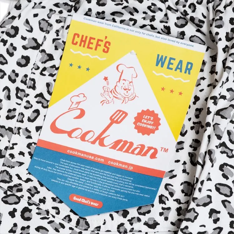 Cookman Chef Pants - Snow Leopard