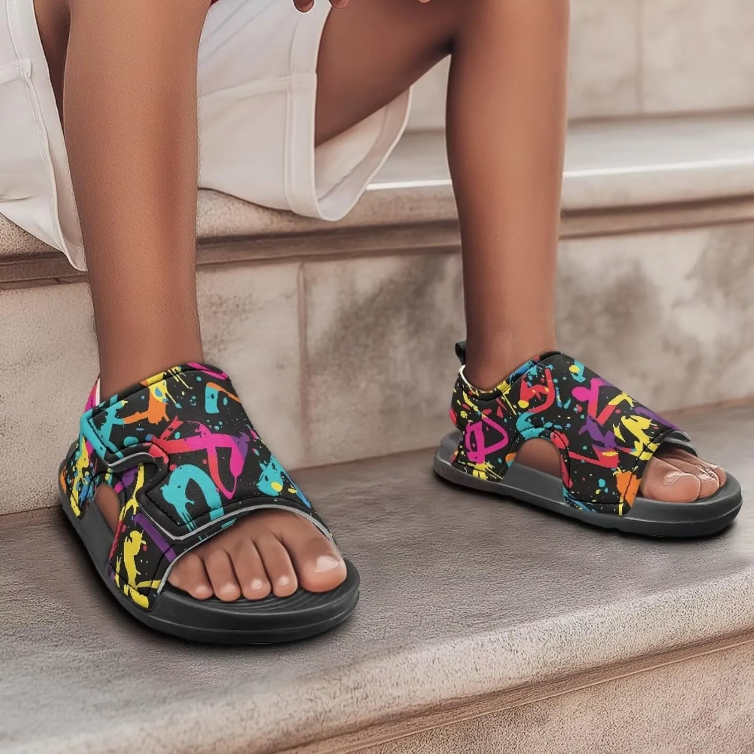 Cool Sandals for Toddler Boy Summer Shoes Outdoor Kids Sporty Sandals