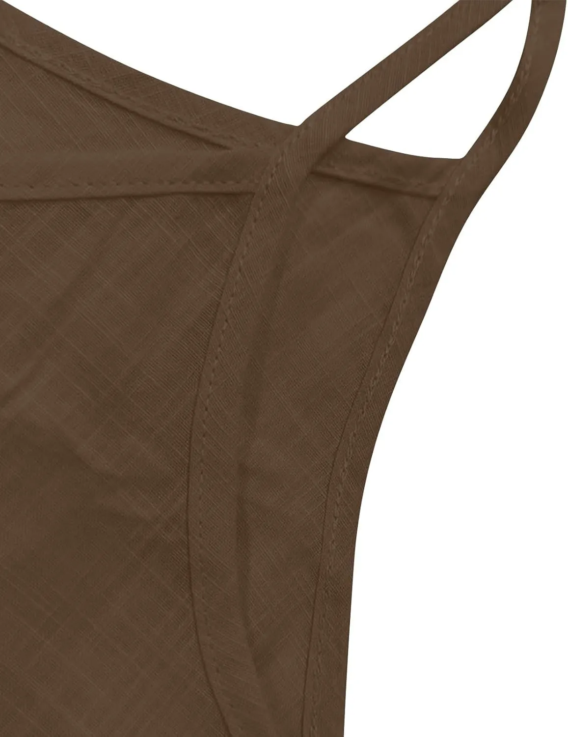 Cotton Linen Tank Tops for Women Spaghetti Strap Loose Fit Camisole Cami Summer 2025 Casual Sleeveless Tops Shirts