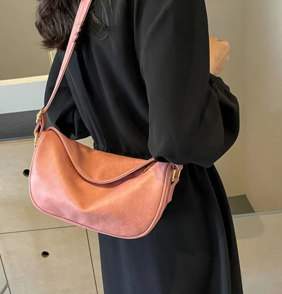 Crescent Crossbody Bag for Women Small Sling Hobos Dumpling Bag with Adjustable Strap