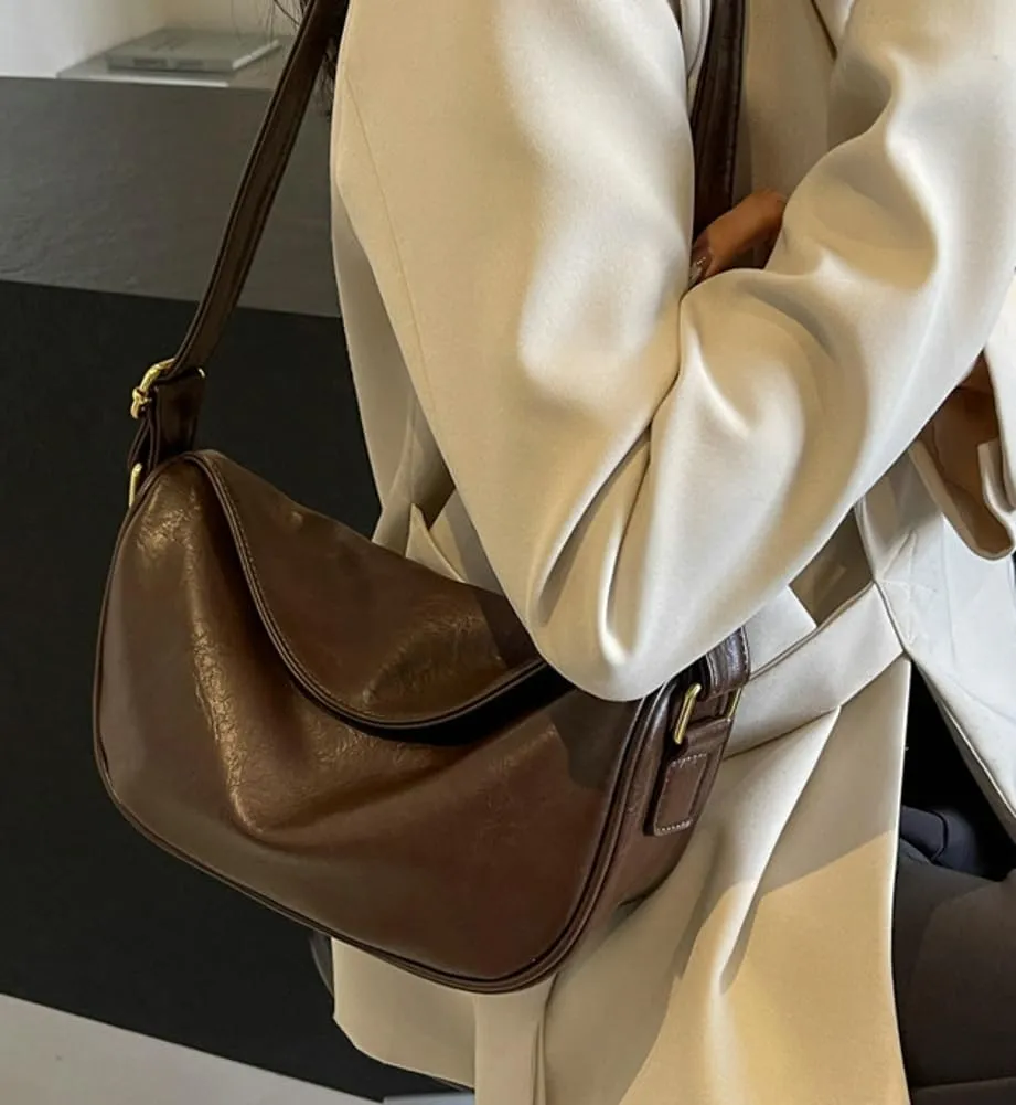 Crescent Crossbody Bag for Women Small Sling Hobos Dumpling Bag with Adjustable Strap