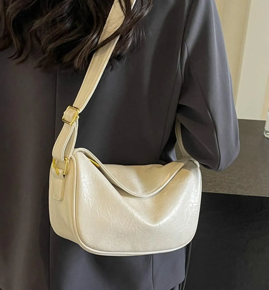 Crescent Crossbody Bag for Women Small Sling Hobos Dumpling Bag with Adjustable Strap