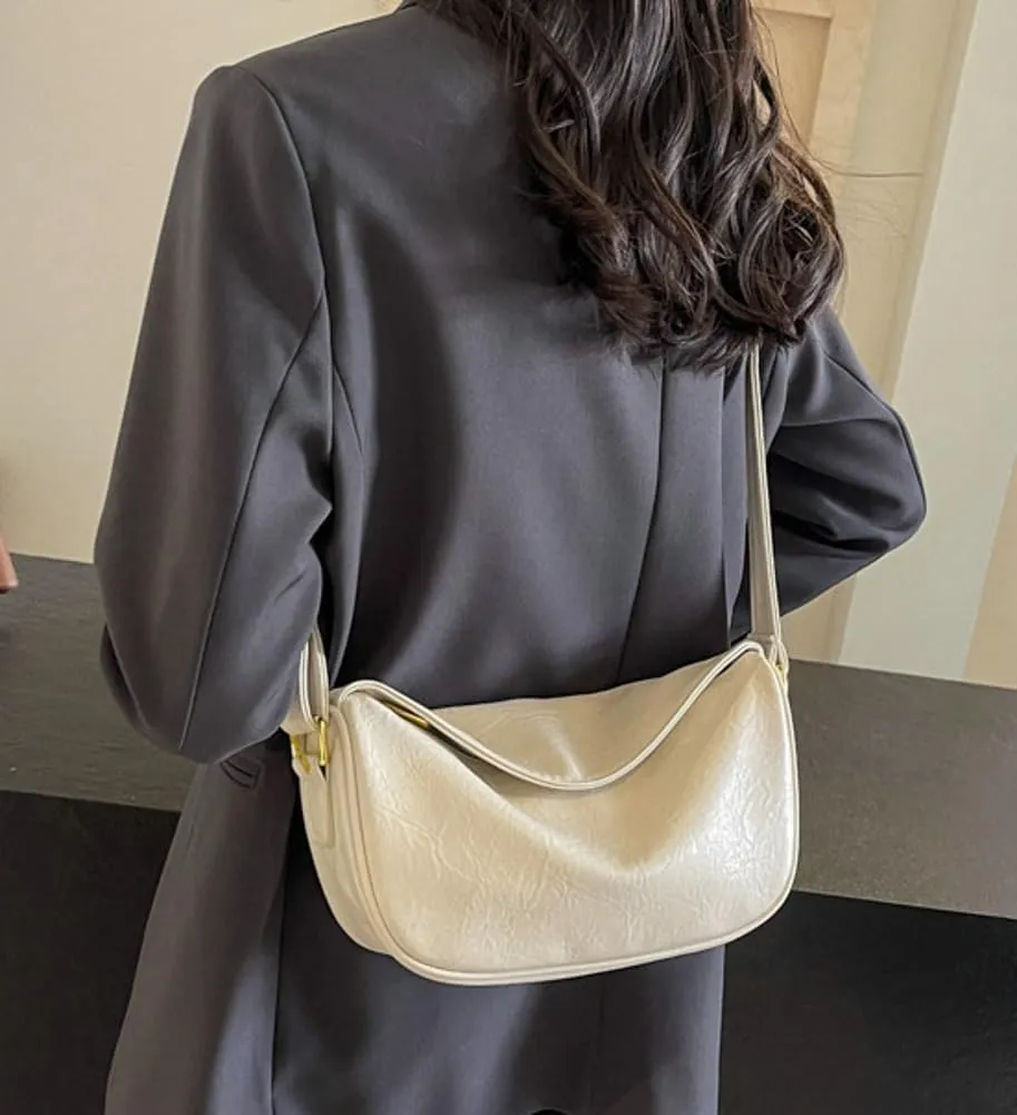 Crescent Crossbody Bag for Women Small Sling Hobos Dumpling Bag with Adjustable Strap