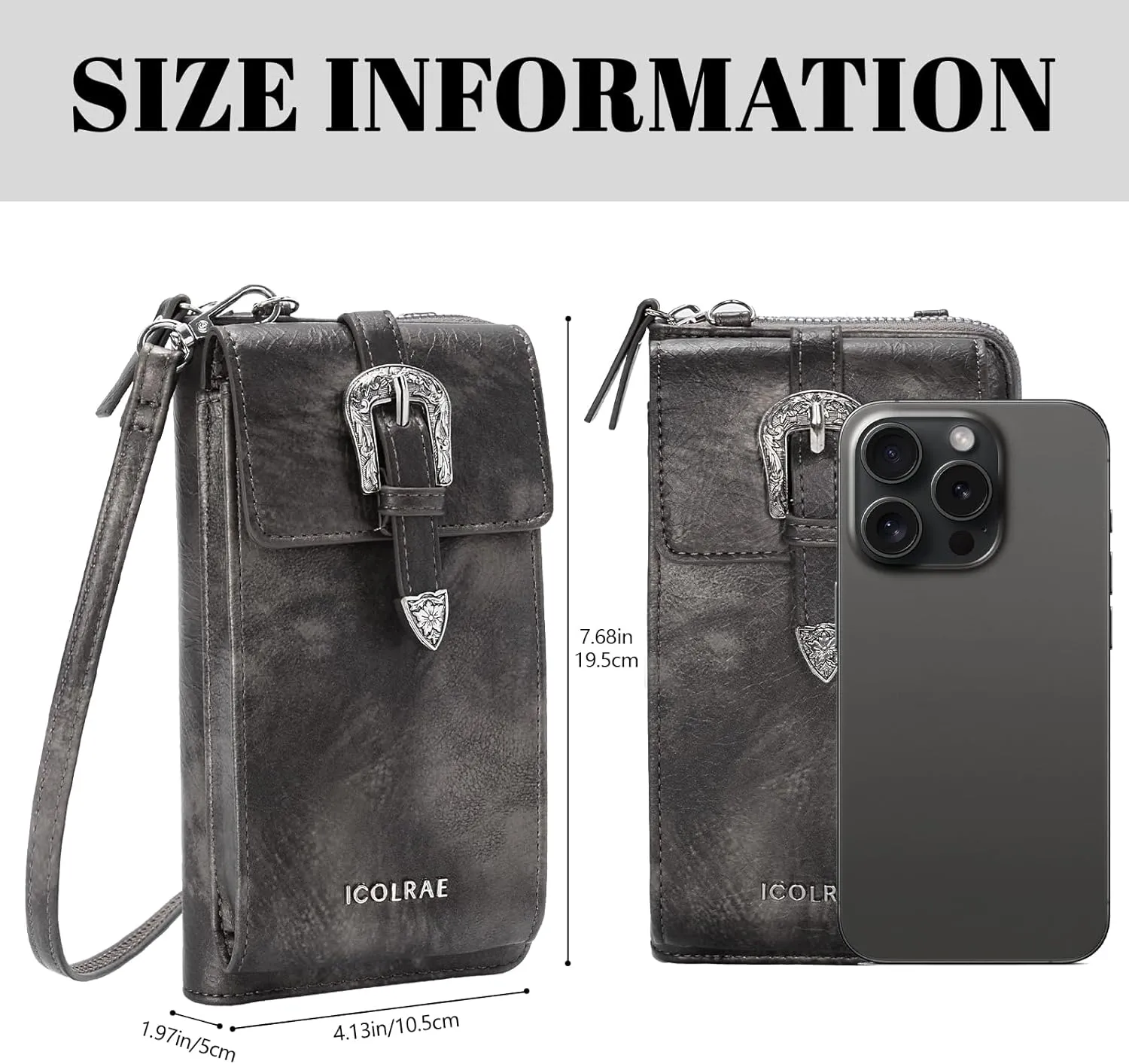 Crossbody Cell Phone Purse for Women Trendy Small Crossbody Bags Phone Wallet with Credit Card Slots