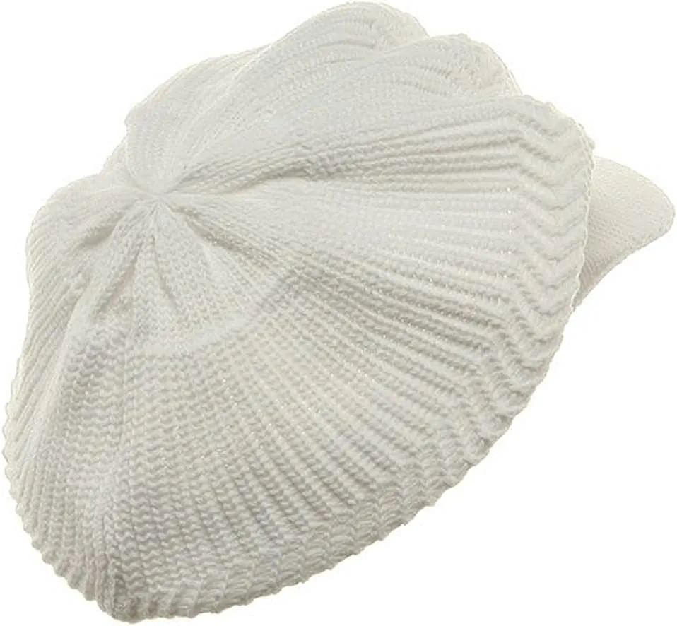 Crown Plain Beanie Visor (for Big Head)