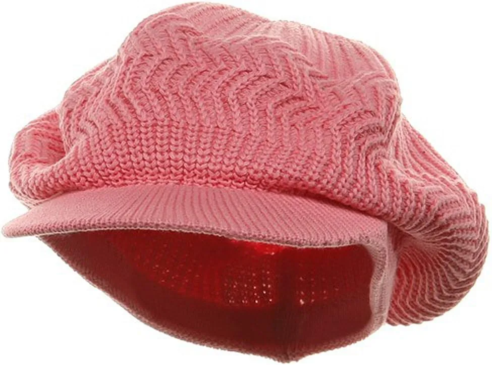 Crown Plain Beanie Visor (for Big Head)