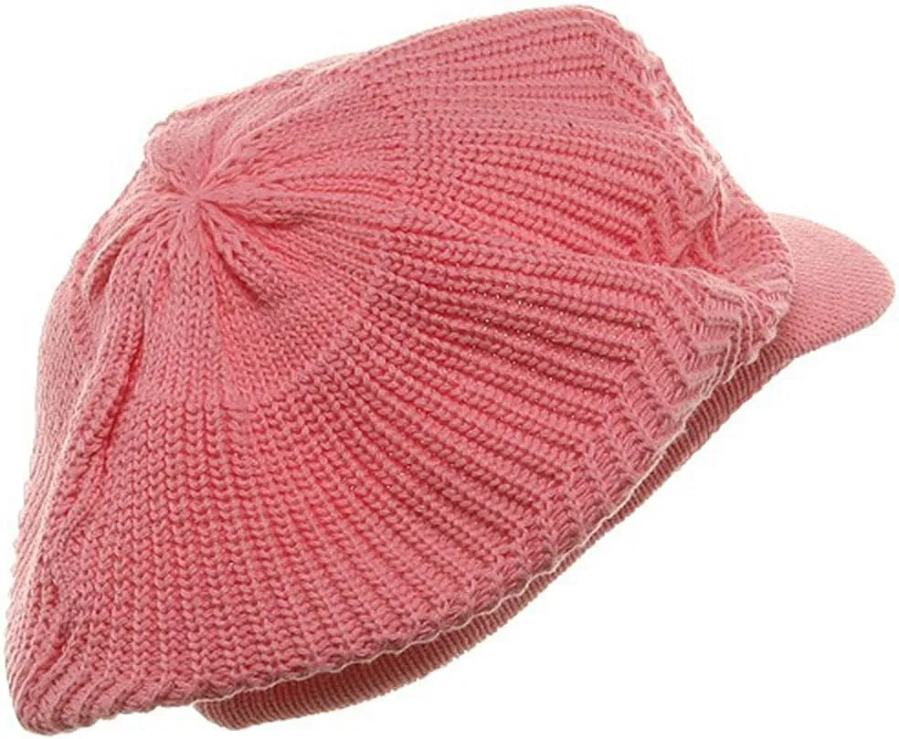Crown Plain Beanie Visor (for Big Head)