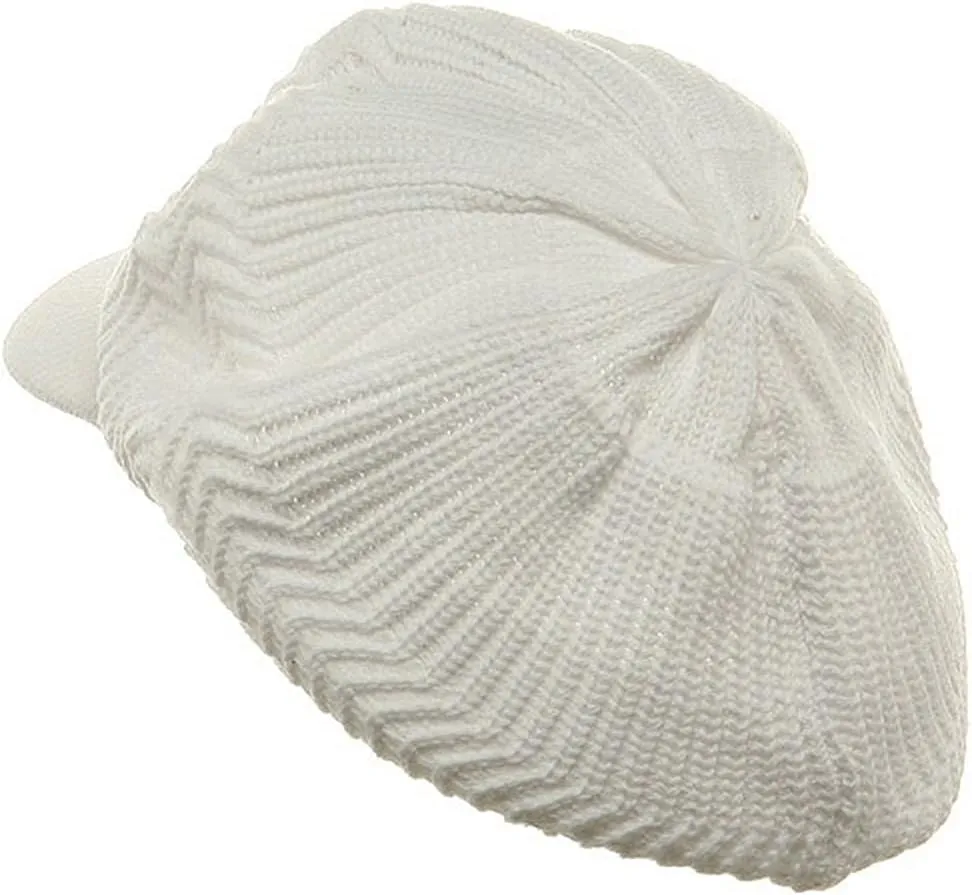 Crown Plain Beanie Visor (for Big Head)