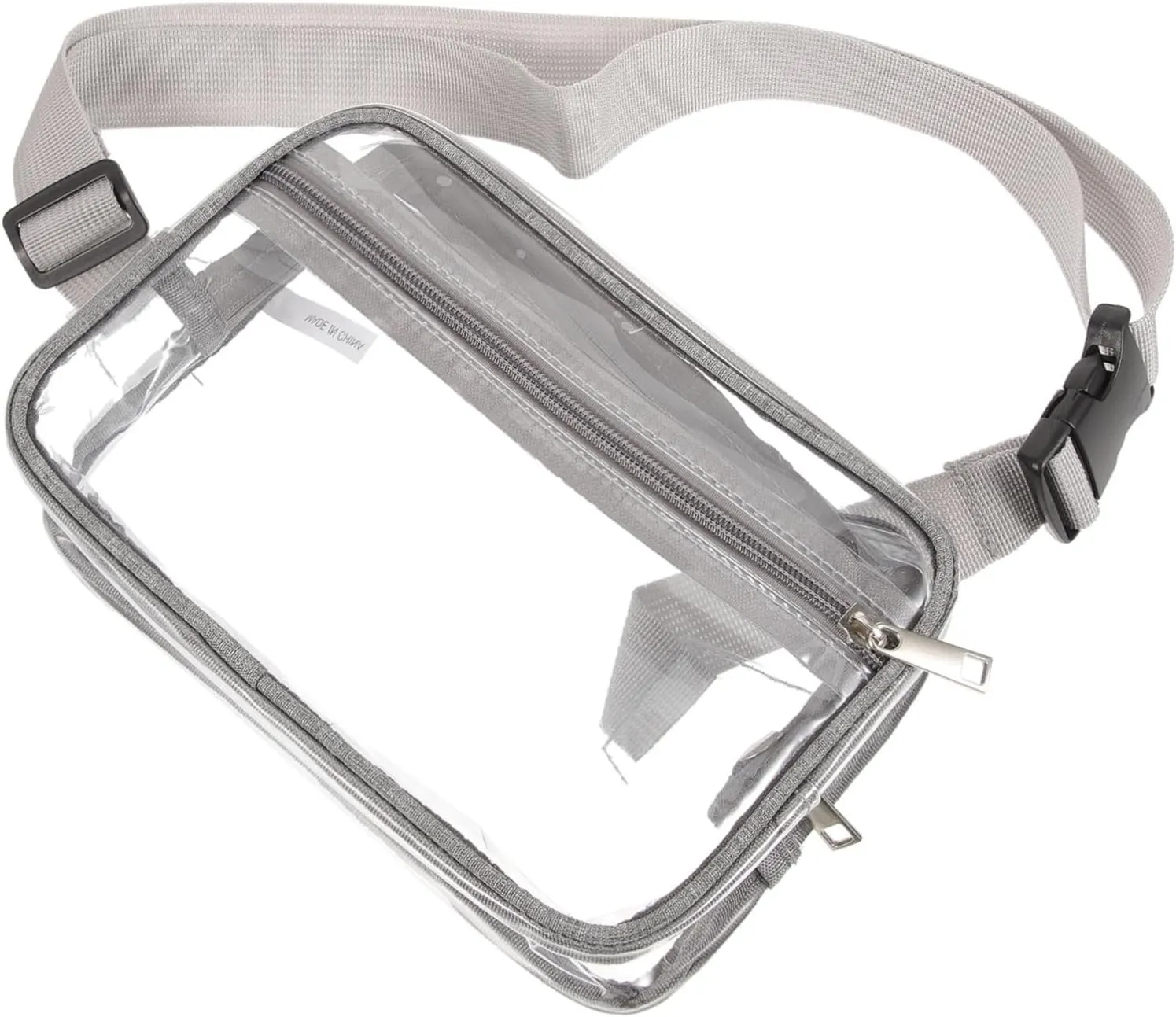 Didiseaon Waist Bag for Men Transparent Fanny Pack Belt Bag Adjustable Straps for Sports Running Travel