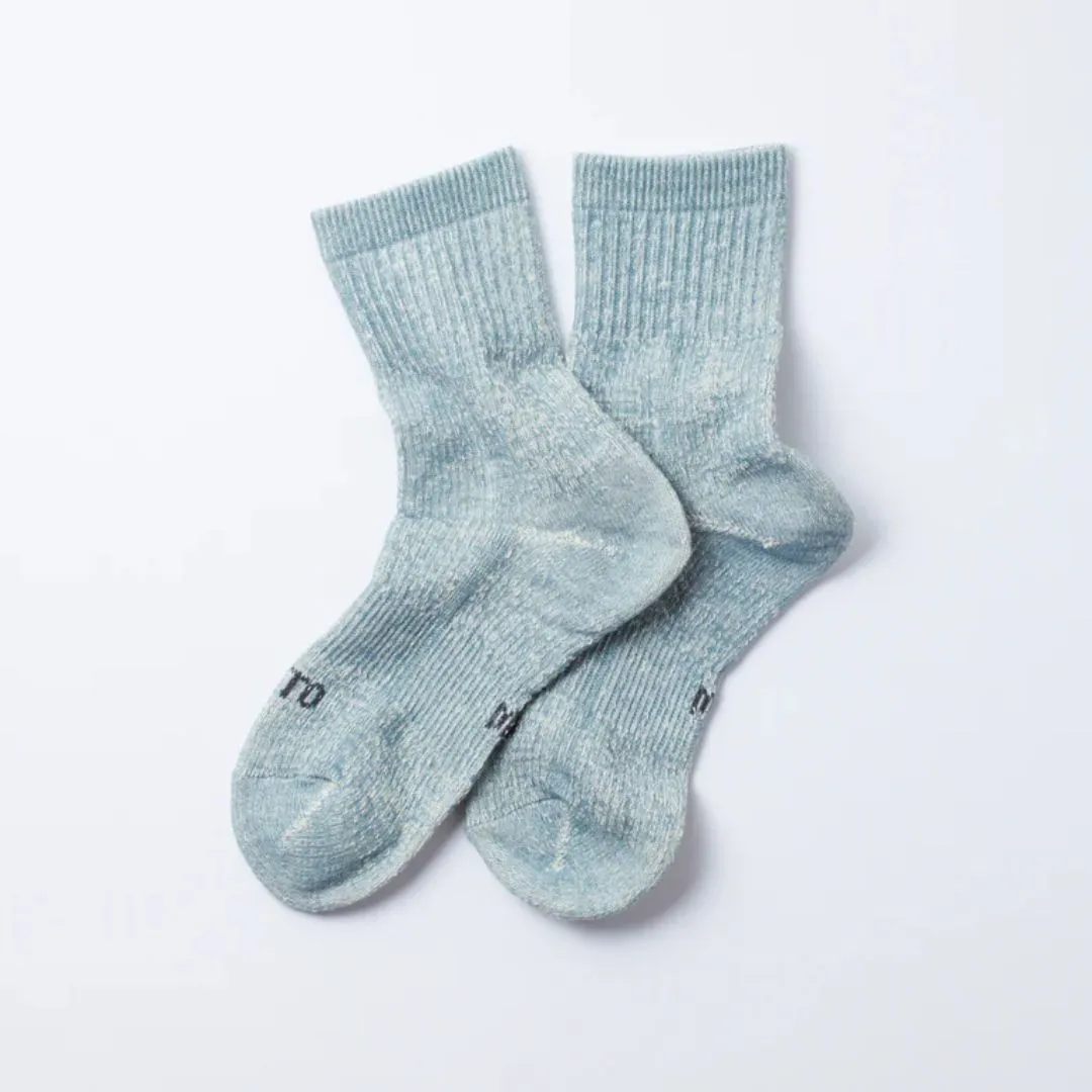 Double Face Mid Socks (Light Blue)