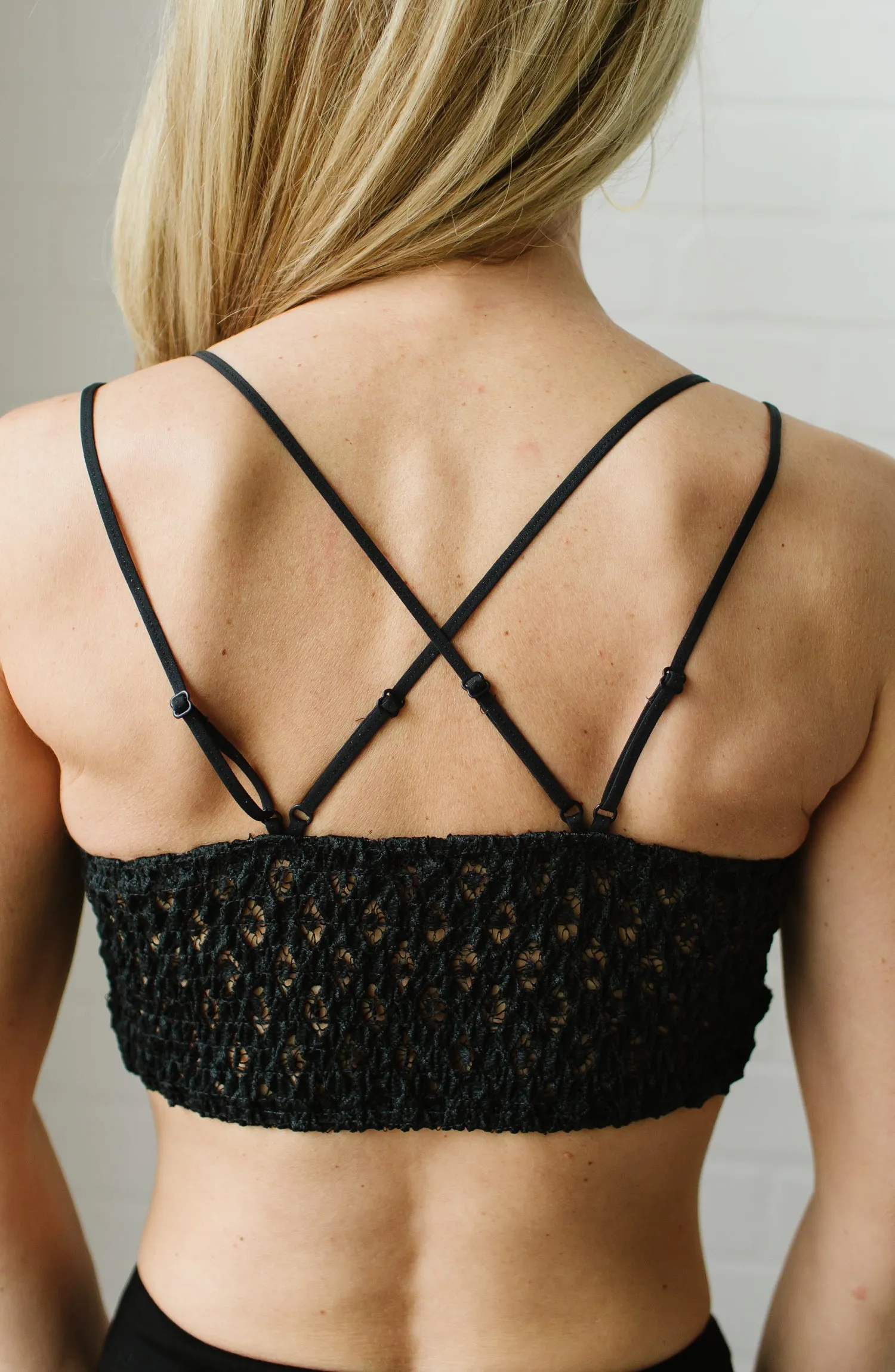 Double Strap Padded Lace Bralette FINAL SALE