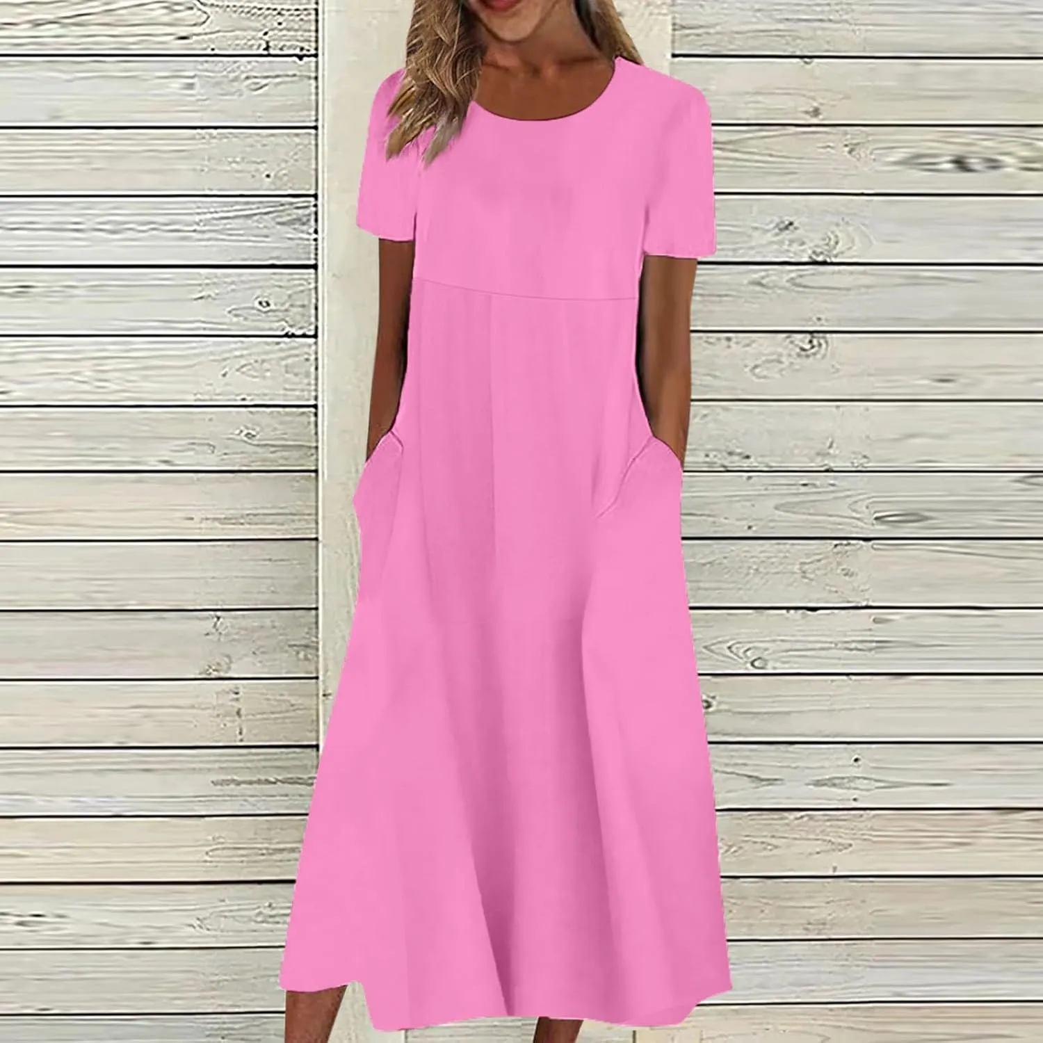 DPKLAD Women's Boho Formal Dresses for Women SummerDresses for Women 2025 Spring Dresses with Pockets