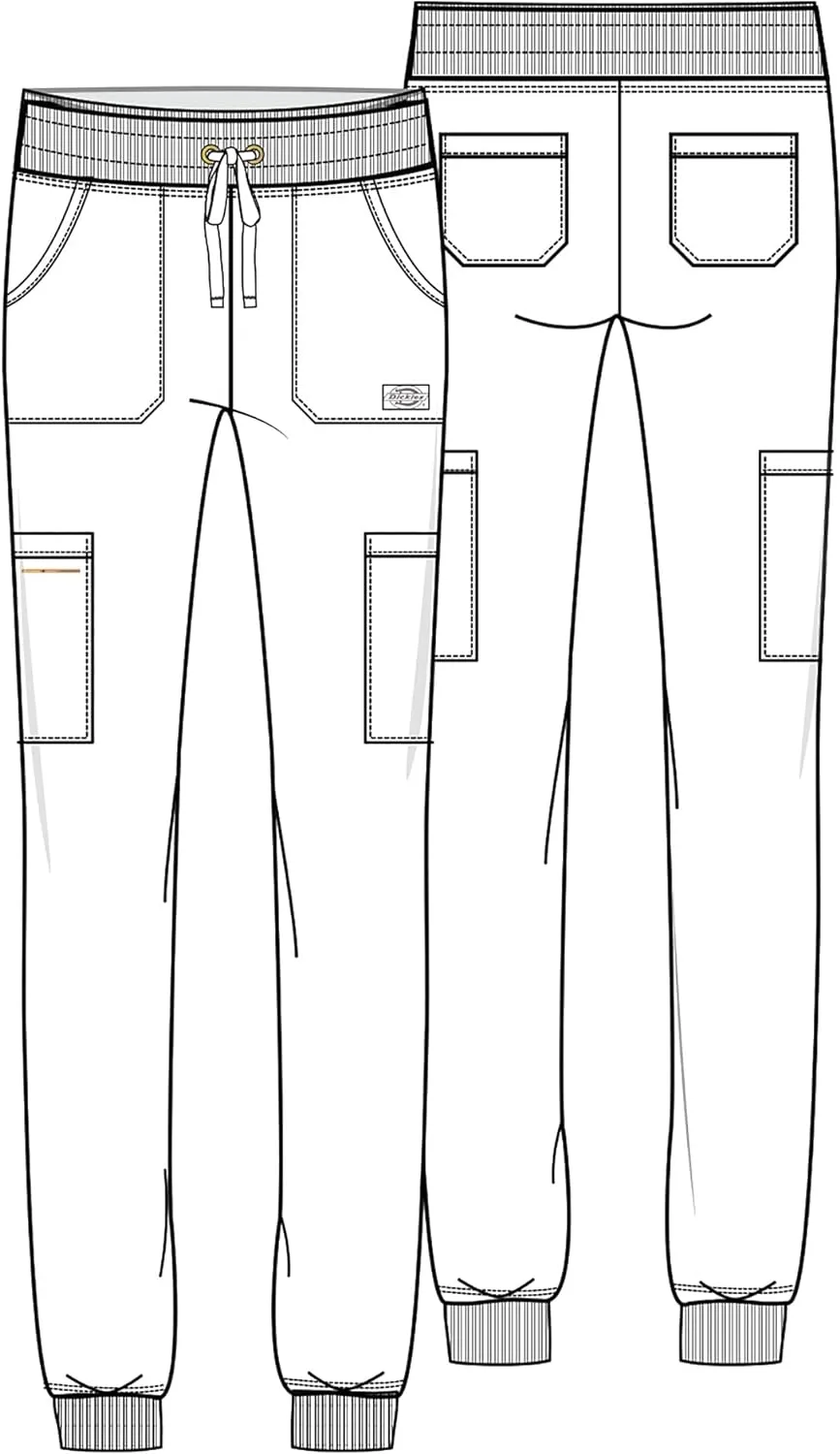 EDS Essentials Jogger Scrubs for Women, Drawstring Scrub Pants DK065